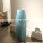 Chinese blue tall ceramic floor flower vase for home decor