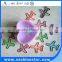 Plastic box with shapes steel wire plated Ni paper clip
