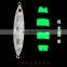 New product luminous jigging lure high quality metal jigs 10cm 80g hard bait  saltwater jig 80g