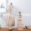 Small wood Christmas trees simple design X-mas tree table decoration ornaments