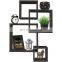 Wooden Interweave Floating Wall Mounted Shelves For Living Room/Bedroom