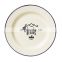vintage 16cm 18cm 20cm 22cm 24cm 28cm white color oblong rectangular shape enamel butter soap pie dish with logo printed