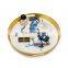 Gold Metal Storage Disc Cosmetic Storage Tray