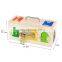 Educational preschool montessori wooden lock toys