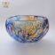 Handmade Casting Art Glass Chinese Dragons Treasure Bowl Fengshui Ornaments