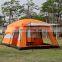 High Quality 8-10 Person Big Tent Outdoor Camping Waterproof 2 Bedrooms Tents Camping Outdoor Large Family