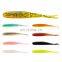 JOHNCOO Good Quality TPE Material  75mm 1.7g Fork Tail Fish Fishing Lures