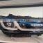 Upgrade to the latest full led Blue eyebrow headlamp headlight front light lamp for BMW 5 series G30 G38  head light 2018-2020