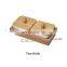 Hot Selling Divided Premium Kitchen Household bamboo Storage Tray With Lids PantryOrganizer Kitchen & Tabletop