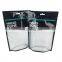 custom printed underwear packaging pouch clear plastic zip lock clothes bag with window