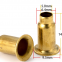 Non-standard shaped hollow copper rivet 5*14*9.5 brass positioning corns through hole step rivet for PCB board（Wechat:13510231336）