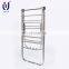 Professional Folding Retractable Adjustable Stainless Steel Clothes Drying Coat Racks Cloth Garment With Wheels Mala