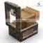 Creativepacking Spanish Cedar Lining Wooden Cigars Humidor Collect Glass Lid Smoking Cigar Box