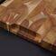 Custom/Wholesale Kitchen End Grain Wood Chopping Board Black Wooded Cutting Board with Juice Groove