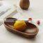 Hot Sale Boat Shape Wooden Salad Bowl