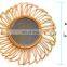 Hot Sale Rattan Round Mirror Wall-Mounted Creative Art Decor Hallway Bathroom Living Room Made in Vietnam