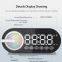 Hot Selling Electronic Gadgets LED Tiny Sound Bar TF Card Rechargeable Radio Mini Wireless Bluetooth Speaker With Alarm Clock