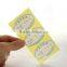strong round labels self adhesive sticker