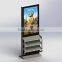 55" Indoor Floor Stand Advertising Player Android Digital Signage Player Advertising Digital Lcd Signage Kiosk Screen Player