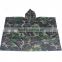 Manufacturer wholesale woodland camouflage pattern poncho / cloak poncho