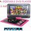 wholesale portable cd dvd evd player mp3 mp4 rmvb mpeg5 game player portable dvd player