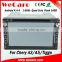 Wecaro Android 4.4.4 WIFI 3G touch screen car gps navigation dvd player for chery a5 dvd gps with bluetooth