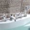 Polished Surface Treatment Bathroom Wall Mounted Waterfall Bath Faucet BHF004