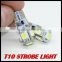 T10 Led Car Light Lamps with strobe function