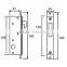Hot Sale Iron Latch and Dead Bolt Door Lock Body