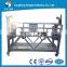 zlp630 aluminum / hot galvanized suspended working platform / contruction gondola / lifting cradle winch