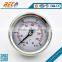 (YTN-60D) 60mm sus case with brass connection oil liquid filling low pressure dial style cvp manometer