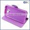 [GGIT] Raindrops Pattern Flip Cover With Diamond For Samsung Galaxy S6 Leather Case