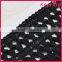 bulk black long dacron tassel fringe for carpets decorative