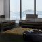 High back leather sofa combination of modern minimalist apartment 123 Sofa A301