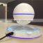 Factory supply mini portable magnetic levitating led light bluetooth speaker