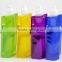 2016 Hot Sale Custom Plastic Flodable Drinking Water Bag