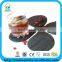 [factory direct] Leaf Shaped 13x8cm Natural Edge Oiled Slate Drink Coaster Item BD-1310RD2AY