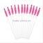 Disposable One-Off Synthetic Fiber Eyelash Mascara Make Up Applicator Wand Brush,Pink,100pcs/set