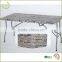 New product 152*70*74 cm suitcase folding table with camo finish top