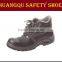 Black Leather Safety Shoes Rubber,Iron Steel Safety Shoes