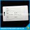 PVC plastic luggage tag with insert paper name card