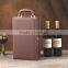 Premium quality Leather wine box with recycled feature