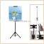 Custom tradeshow tripod wall picture shelf