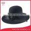 Wool Felt Floopy Hats Casual Hat with Bowknot