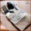 Hot Sale Knife and Fork Bag Buggy Bag Wedding Decoration