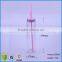 250ml glass tube for juice/wine with disposable straw party use