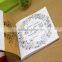 Hand-painted secret garden coloring book