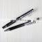 Hot sell Metal ball pen set with moving clip business pocket pen