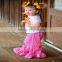 beautiful baby girl spring summer wearing cotton ruffle clothes