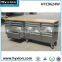 Hyxion Stainless Steel tool trolley with wheels and drawers